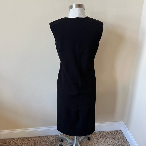 Vince Sleeveless Midi Dress/Solid Black 26121 - Picture 4 of 7